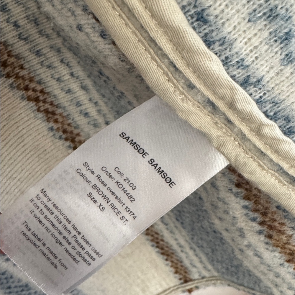 Samsøe Samsøe Rosa Wool Shirt Jacket XS - Picture 11 of 13